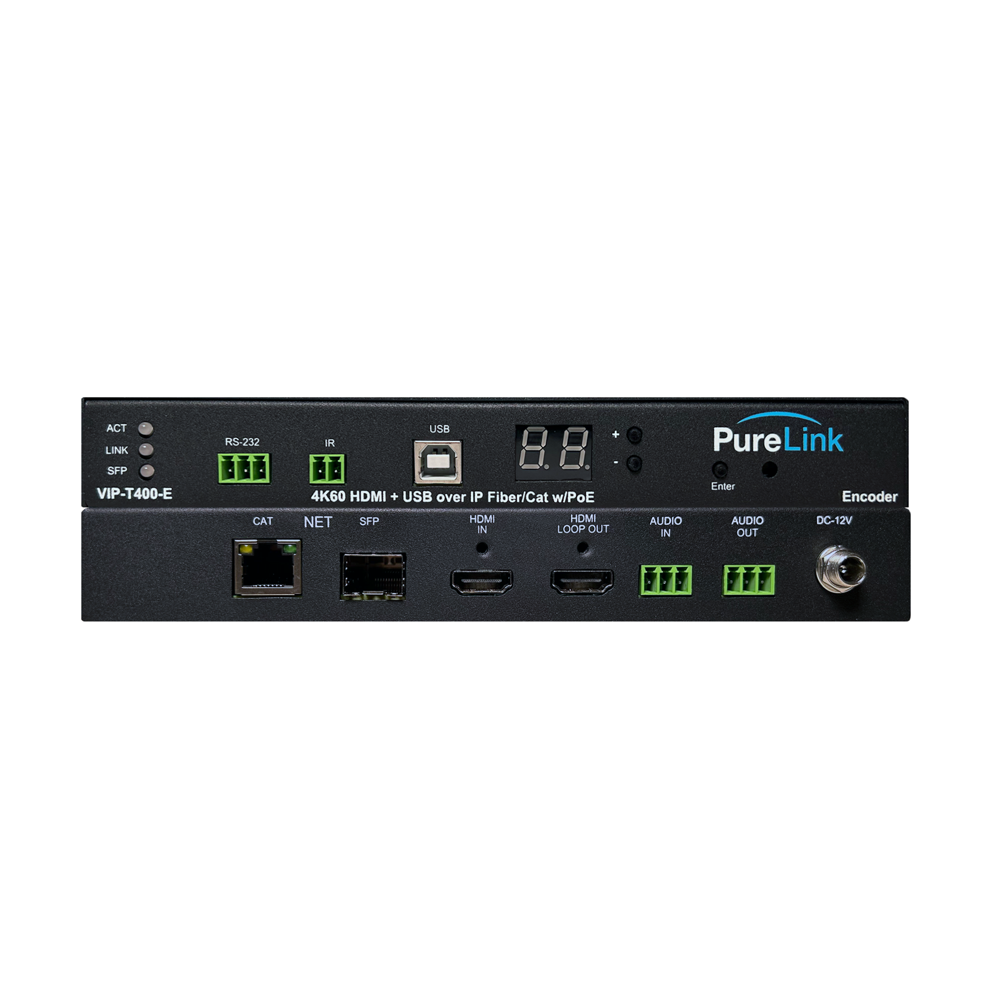 AV over IP Extender Solution - 4K60 HDMI & USB/KM CAT and Fiber