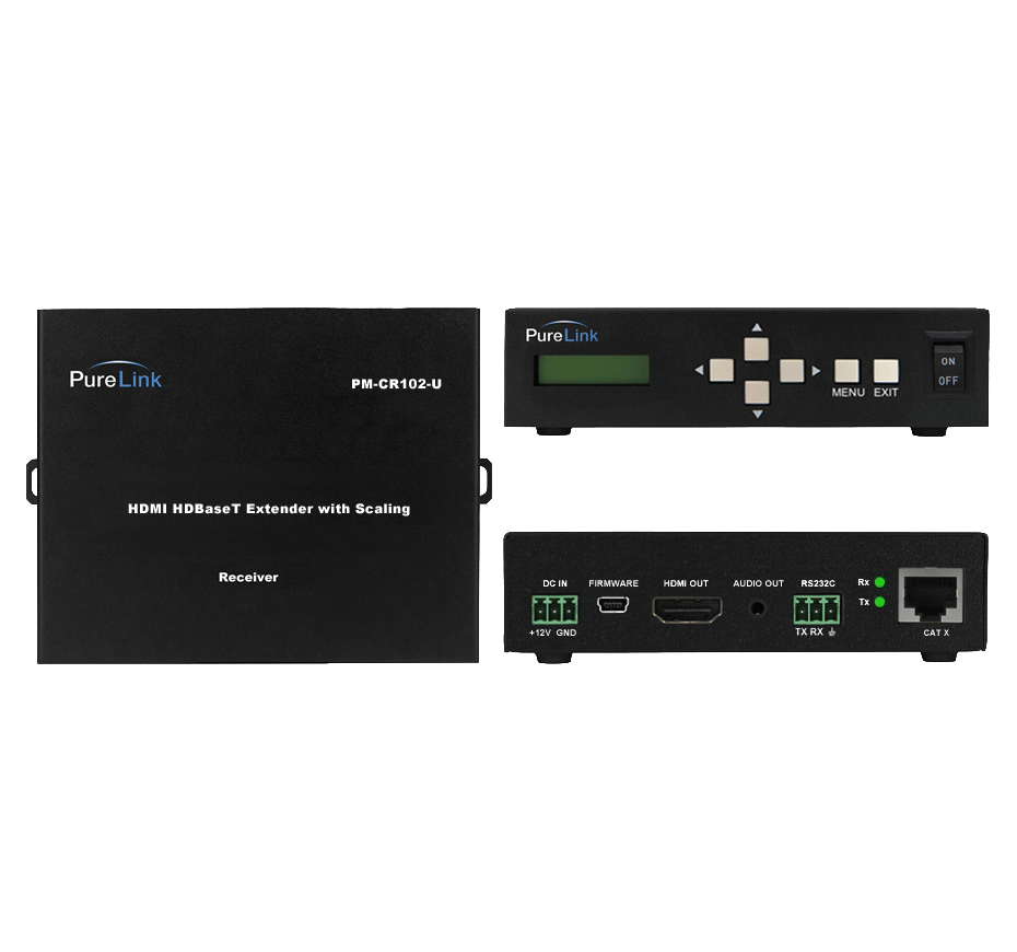 4K HDMI over HDBaseT Receiver with Scaling