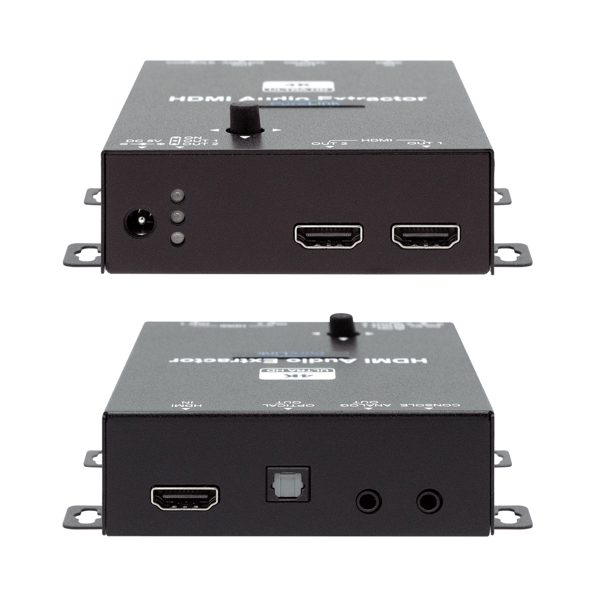 4K60 HDMI 1×2 DA with Audio Extraction & Scaling