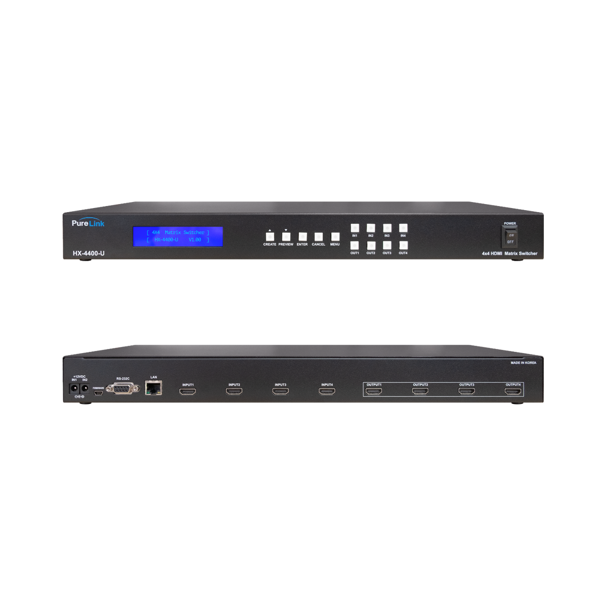 HDMI matrix 音声変換機 WebImage_HighAngleFrontBack_HX