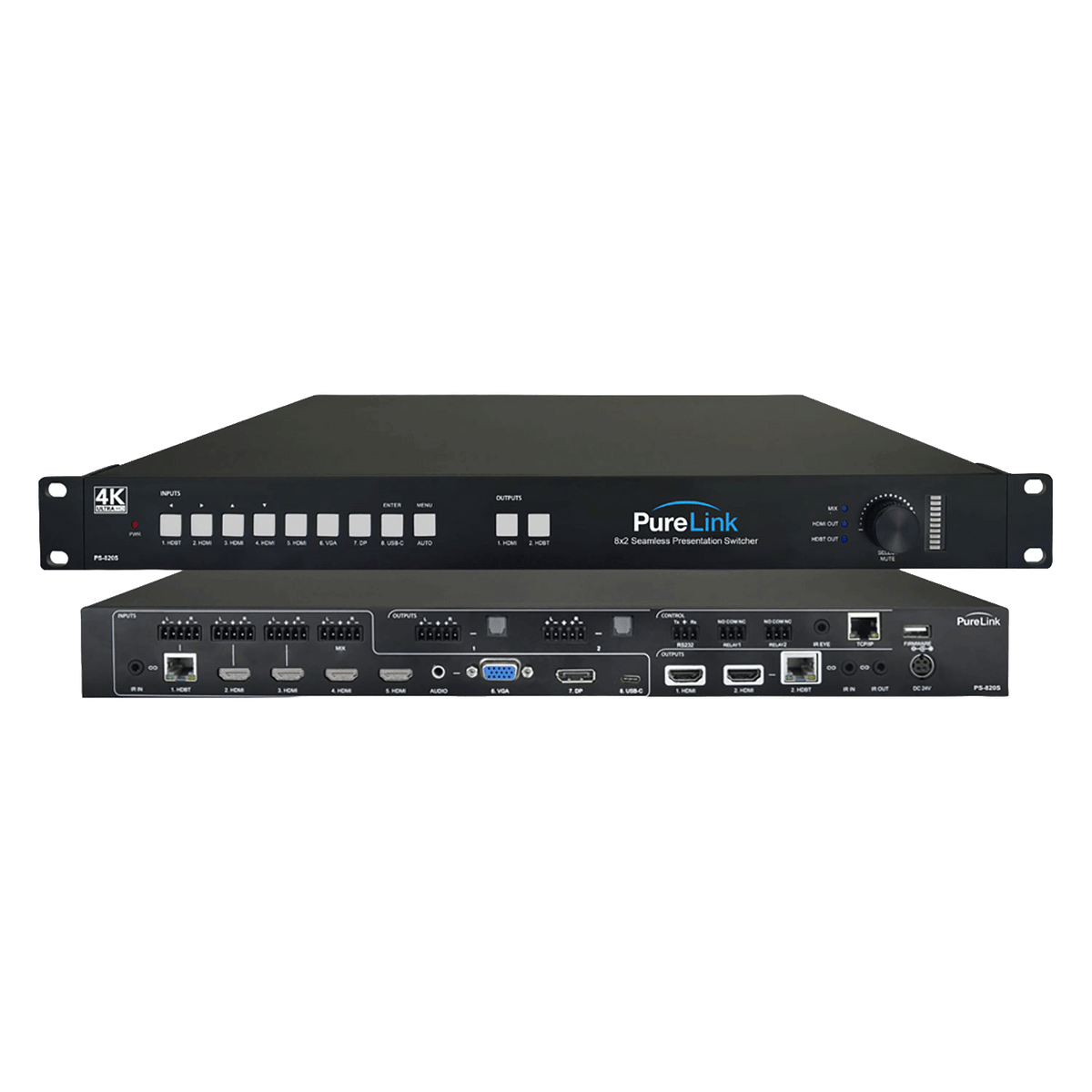8×2 4K60 Seamless Presentation Switcher