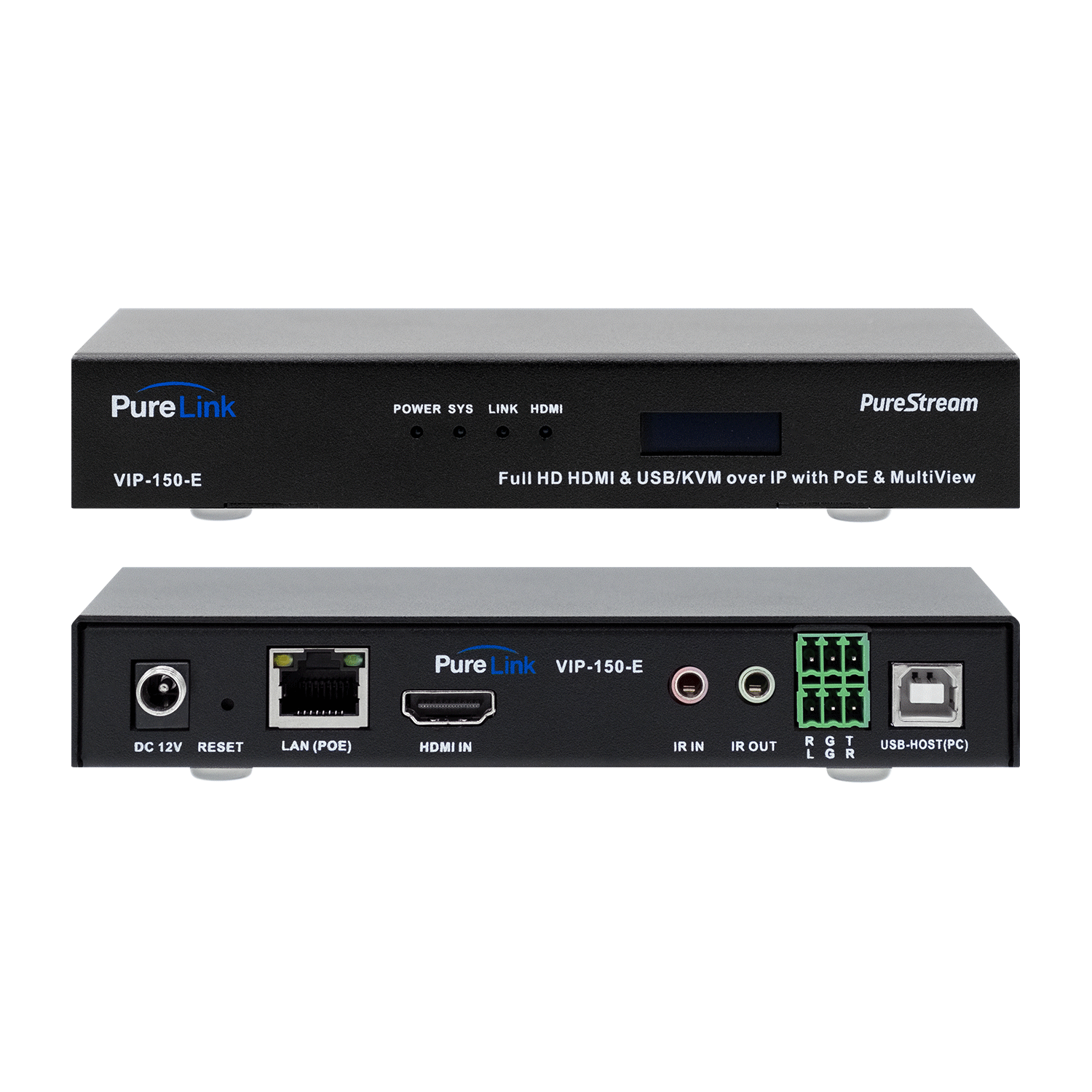 Full HD HDMI & USB/KVM over IP Encoder with PoE & Multiview