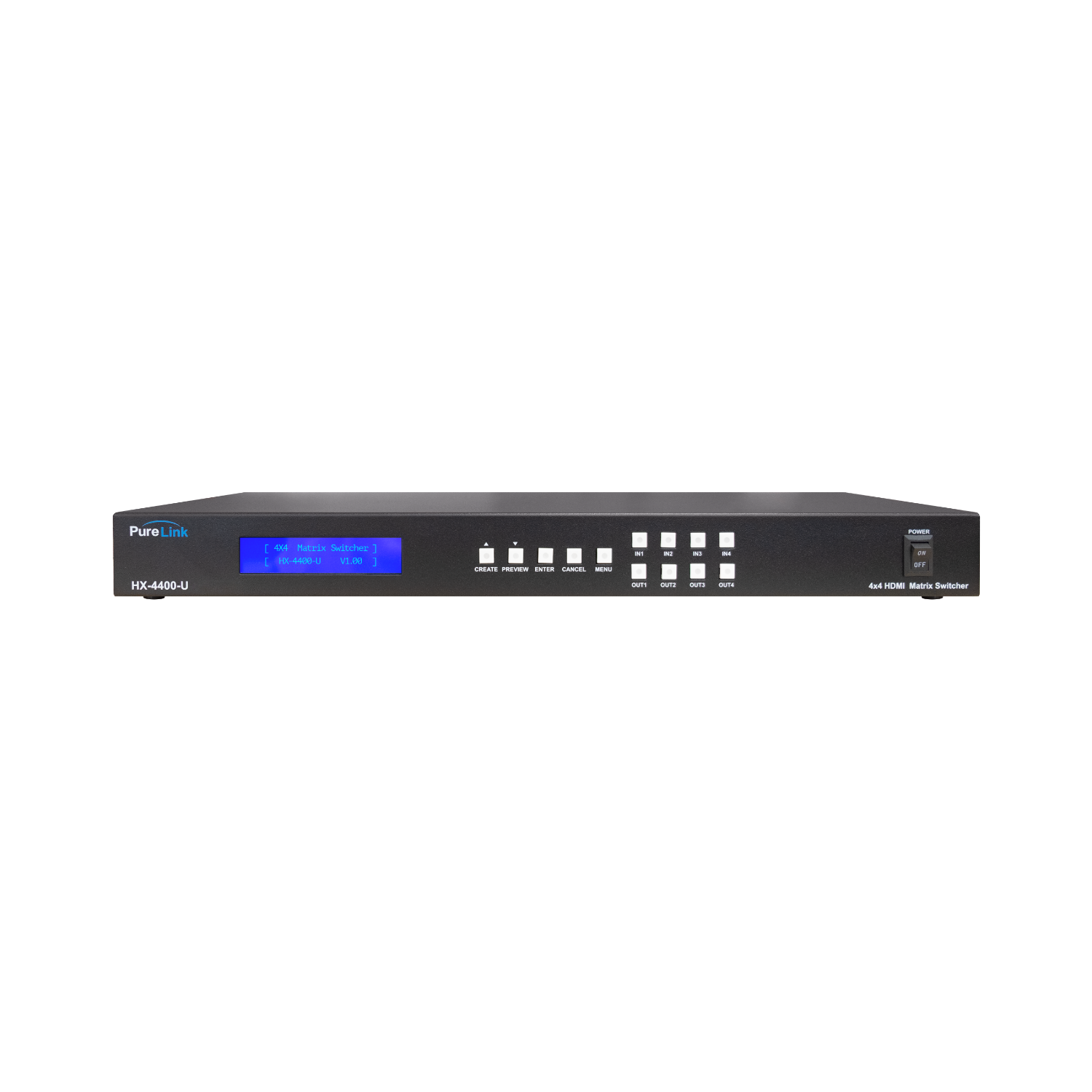 4×4 Ultra HD/4K HDMI Matrix Switcher