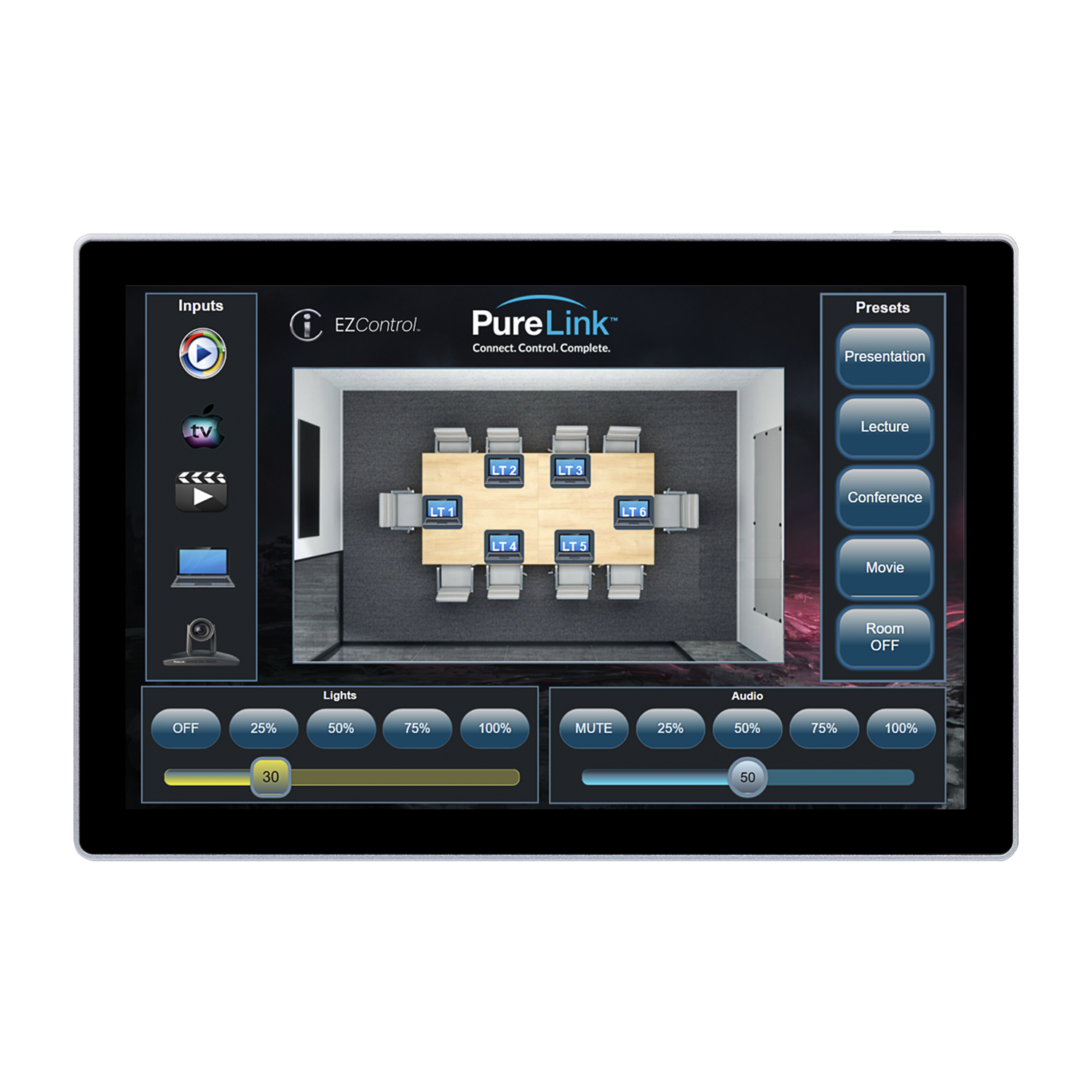 10-Inch Wall Mount Touch Screen Controller with EZControl™