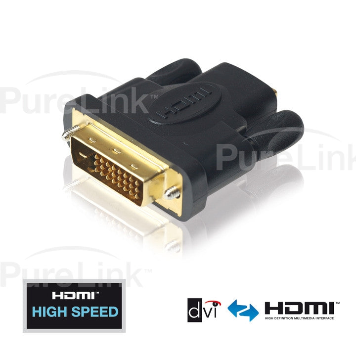 PureInstall DVI Male to HDMI Female Adapter with TotalWire Technology